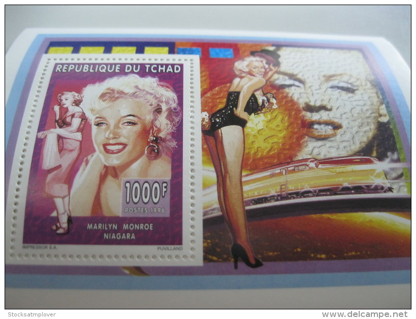 Chad-1996-famous People-Marilyn Monroe-MI.1276A - Chad (1960-...)