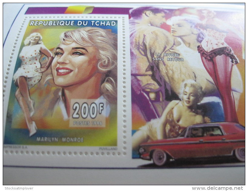 Chad-1996-famous People-Marilyn Monroe-MI.1277A - Chad (1960-...)