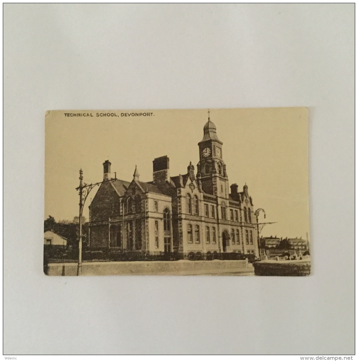 DEVONPORT 1900s Technical School Unused Sepia - Other & Unclassified