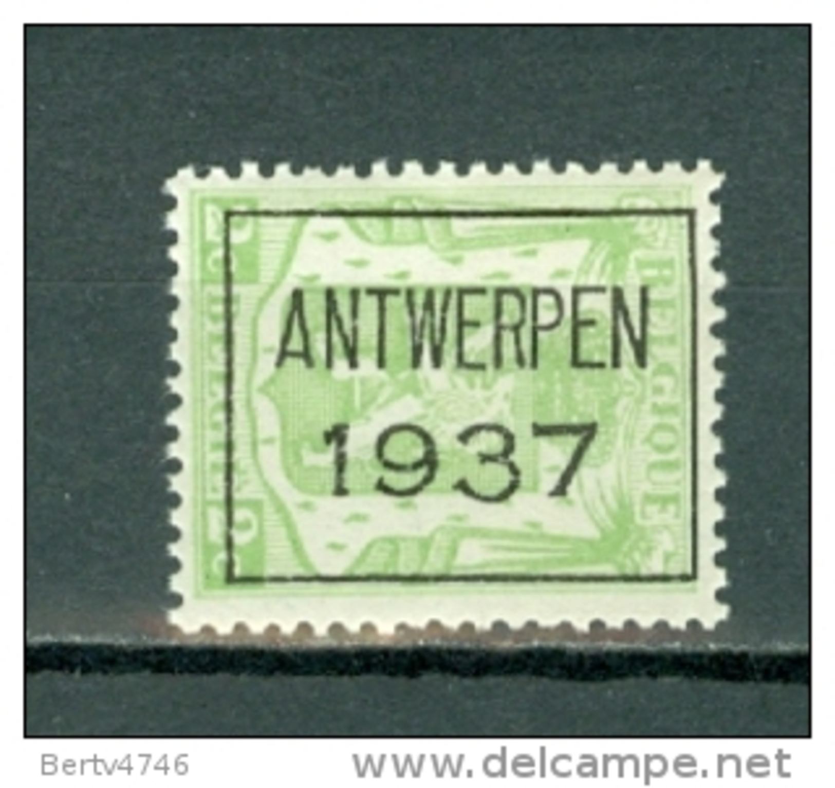 België/Belgique 1937 PRE 320** Cat. &euro; 7,00 - Typo Precancels 1936-51 (Small Seal Of The State)