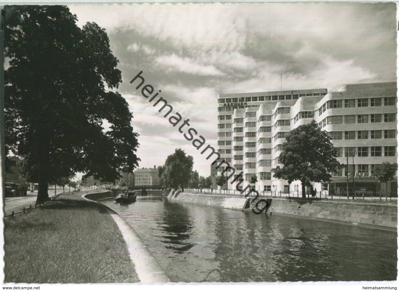 Berlin - Bewag-Haus Und Landwehrkanal - Foto-Ansichtskarte 50er Jahre - Tiergarten