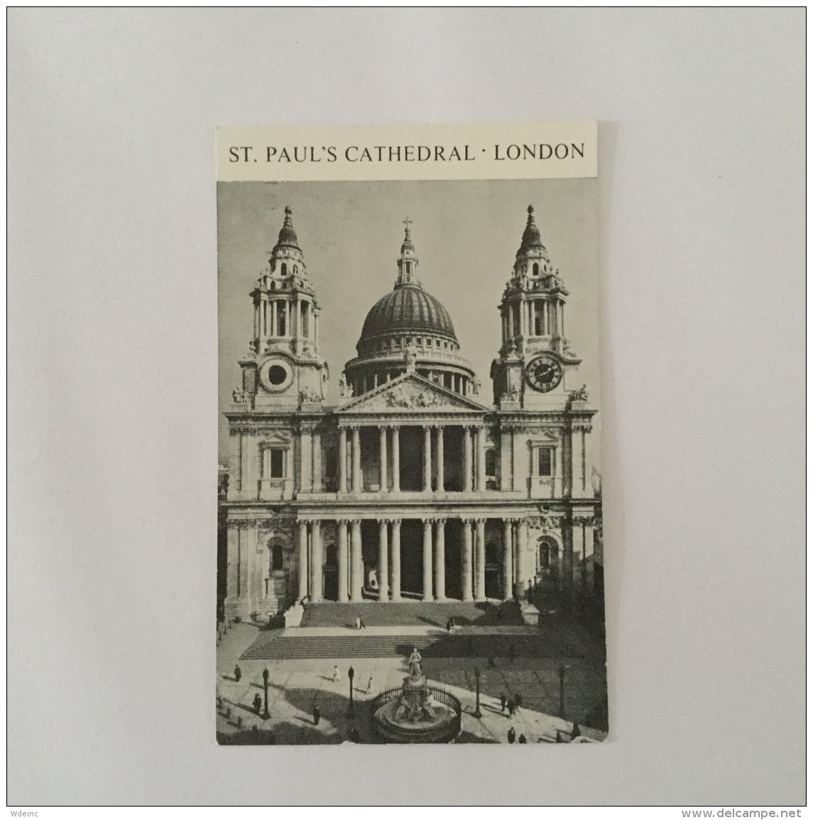 ST PAULS 1960s Card With Communion,Evensong Times Etc B/W - Europa