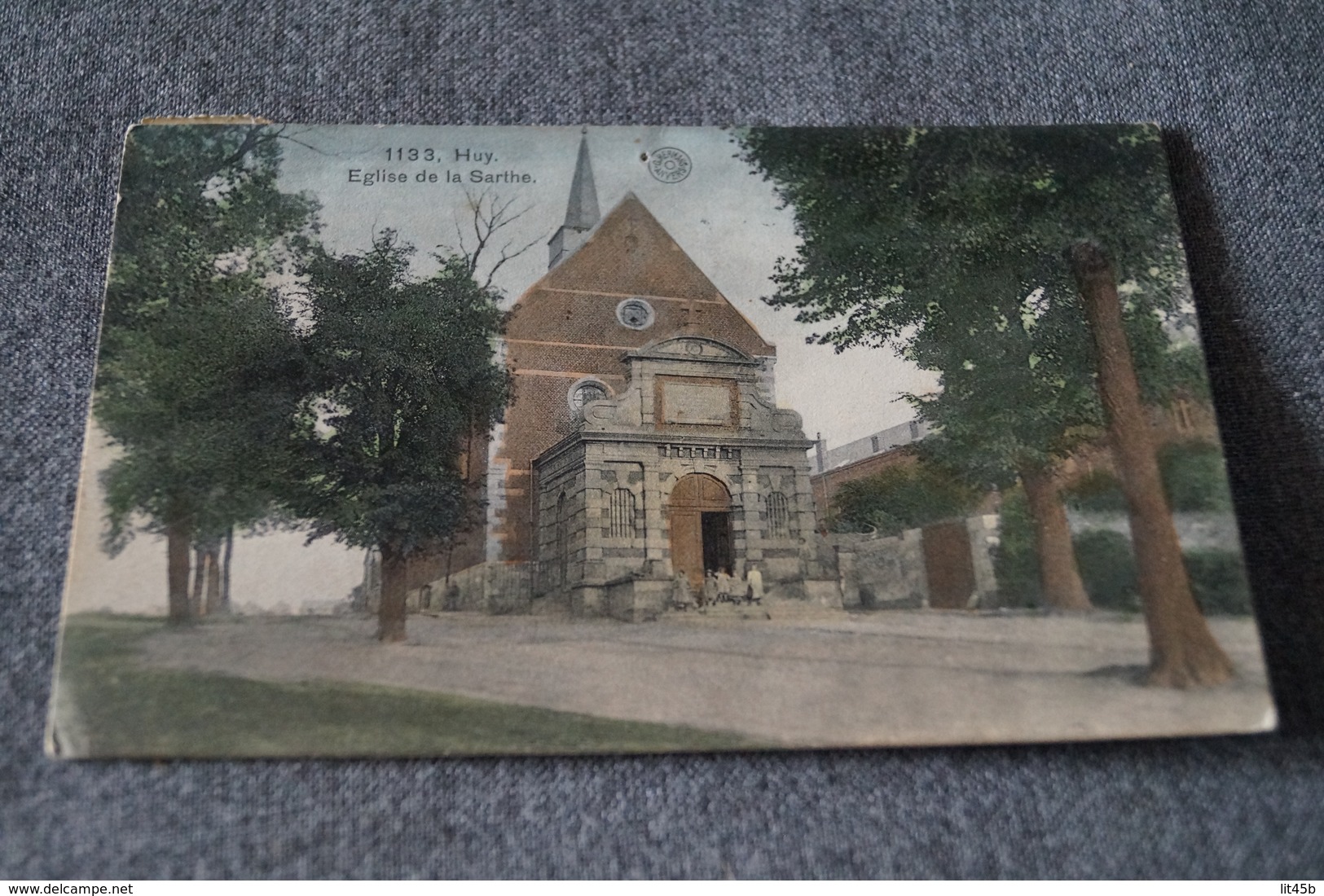 Huy ,l'église De La Sarthe,1912,RARE Très Belle Carte Pour Collection - Hoei