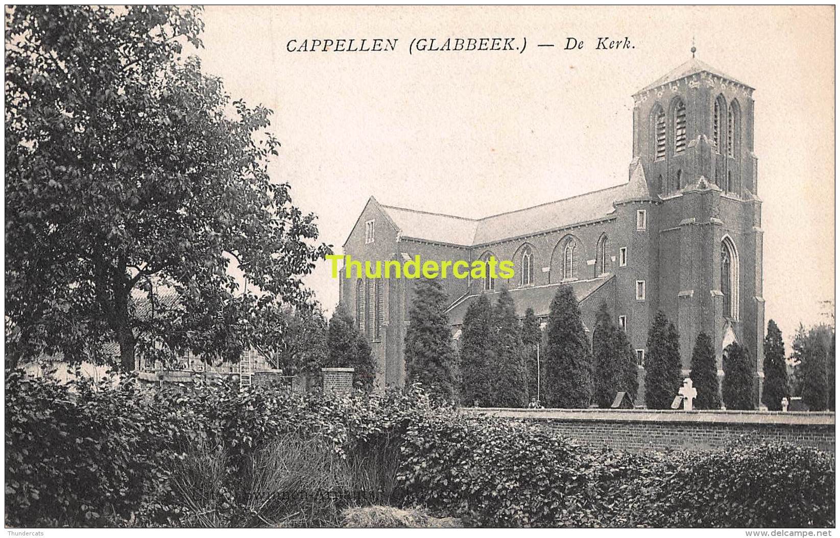 CPA  CAPPELLEN GLABBEEK DE KERK - Kapellen