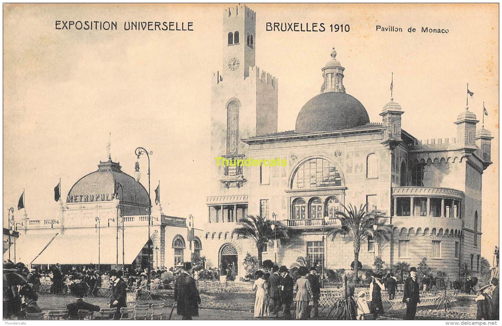 CPA  EXPOSITION UNIVERSELLE DE BRUXELLES 1910  LE PAVILLON DE MONACO - Expositions Universelles