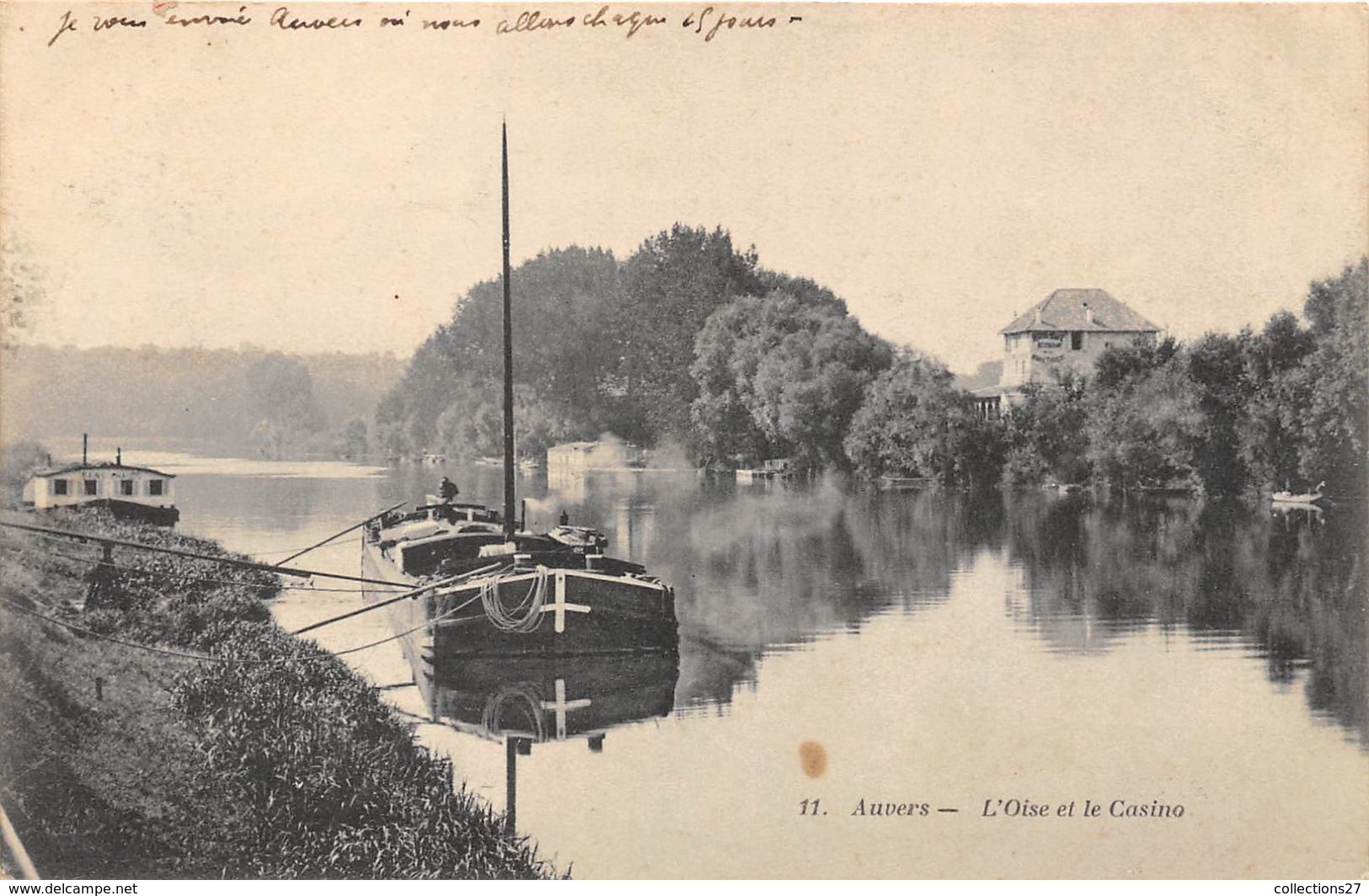 95-AUVERS- L'OISE ET LE CASINO - Auvers Sur Oise