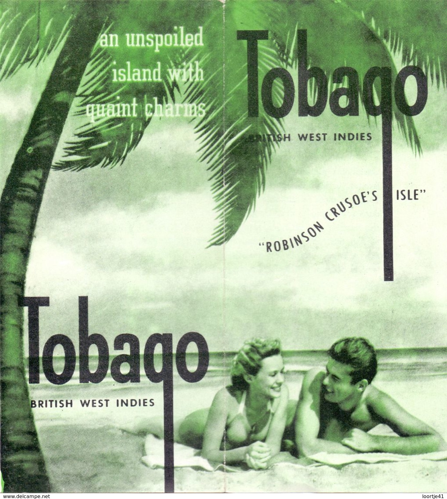 Brochure Dépliant Toerisme Tourisme - Tobago - British West Indies - Robinson Crusoe 's Isle - Dépliants Touristiques