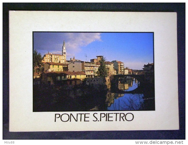 LOMBARDIA -BERGAMO -PONTE SAN PIETRO -F.G. LOTTO N°593 - Bergamo