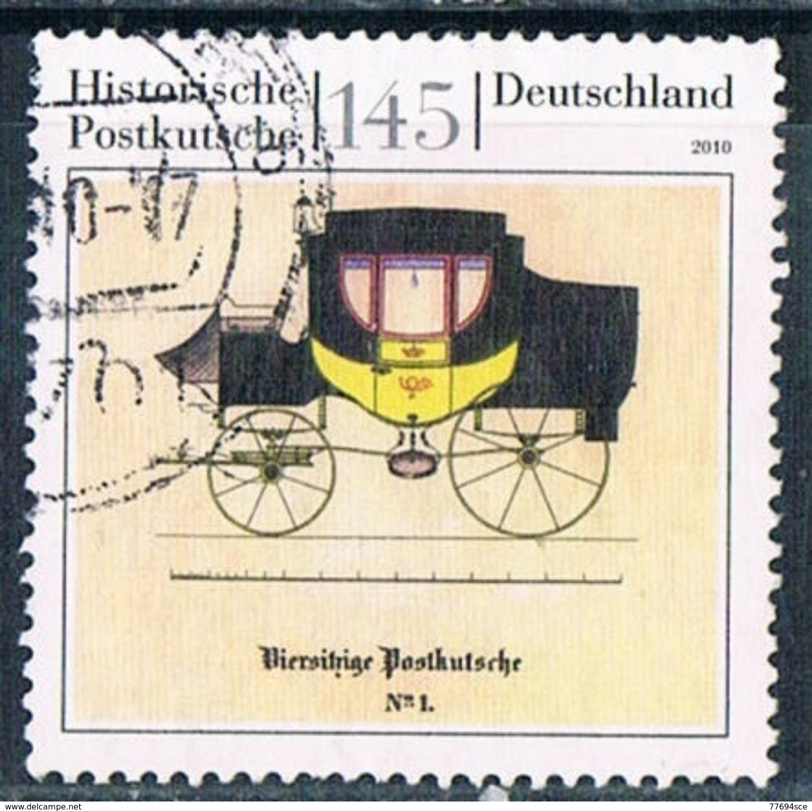 2010  Historische Postkutsche - Oblitérés