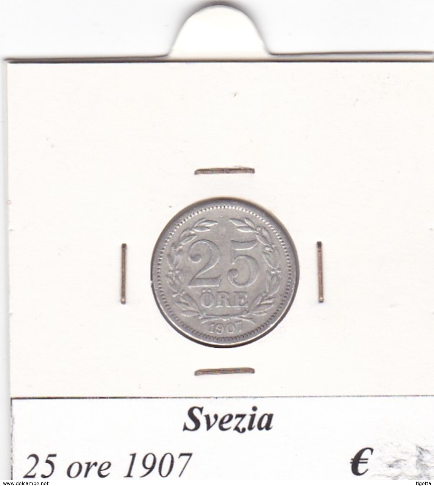 SVEZIA   25 ORE  ANNO 1907  COME DA FOTO - Sweden