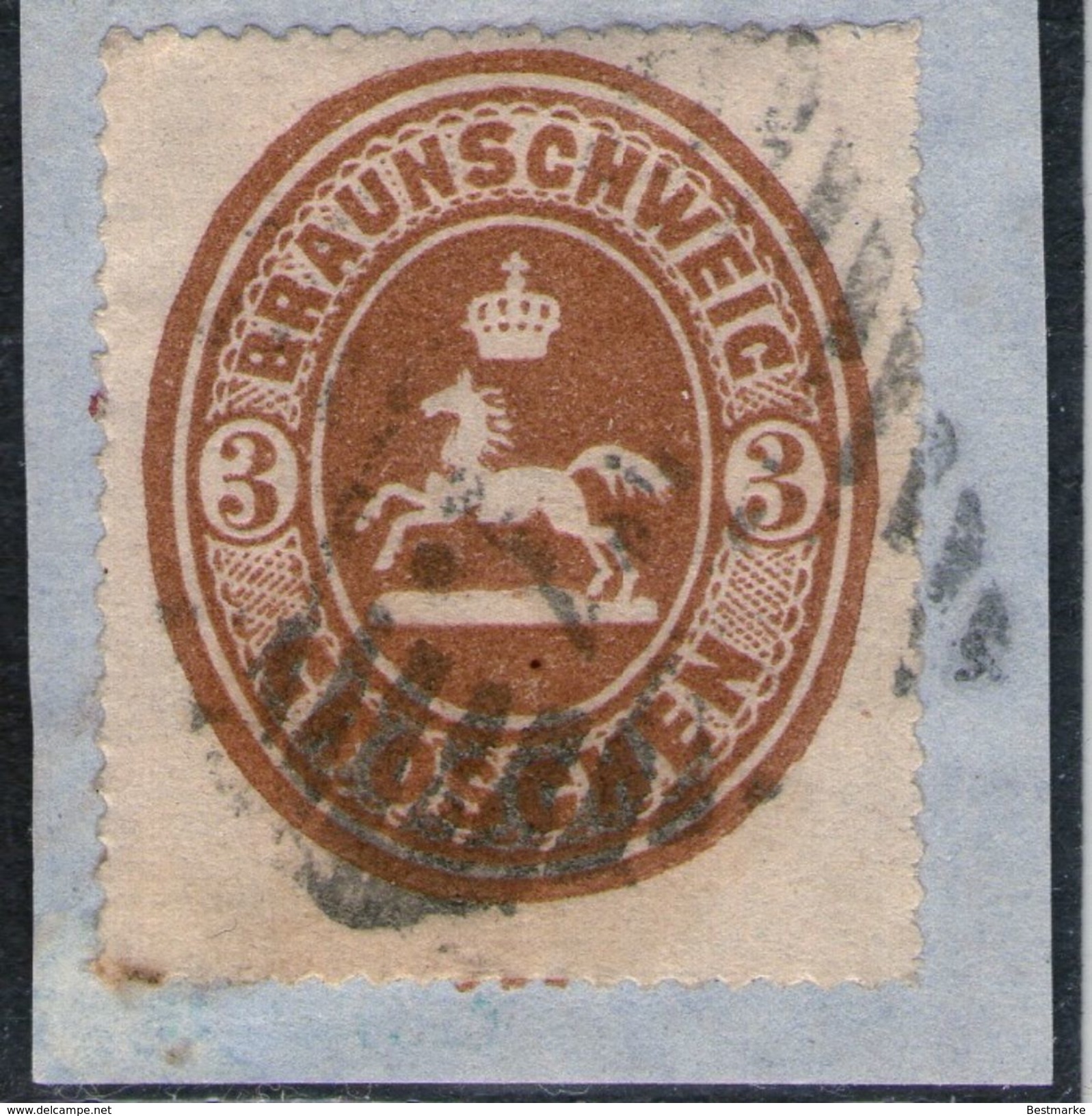 47 Wolfenbüttel Auf 3 Silbergroschen Braun - Braunschweig Nr. 20 - Tiefst Signiert - Pracht - Brunswick