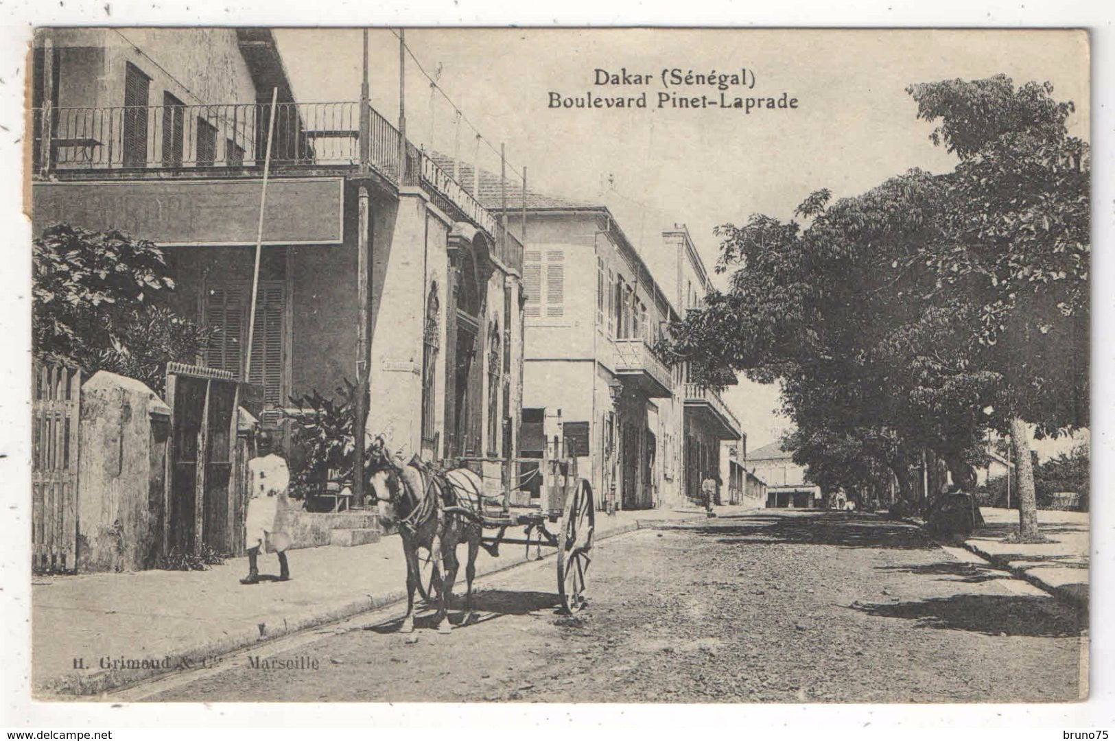 DAKAR - Boulevard Pinet-Laprade - Edition Grimaud - Sénégal