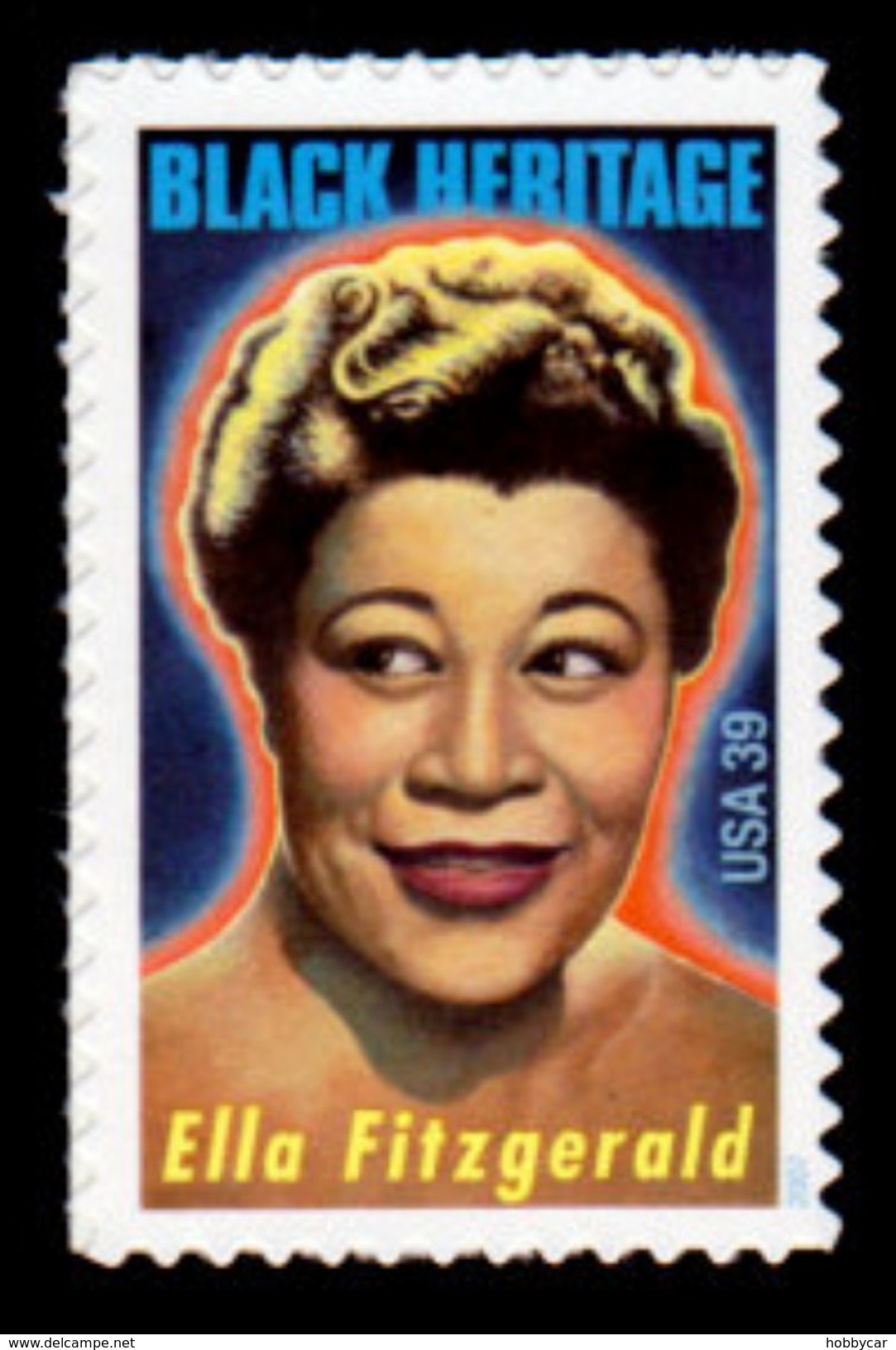 USA, 2007 Scott #4120, Ella Fitzgerald, 39c,  MNH, VF - Unused Stamps