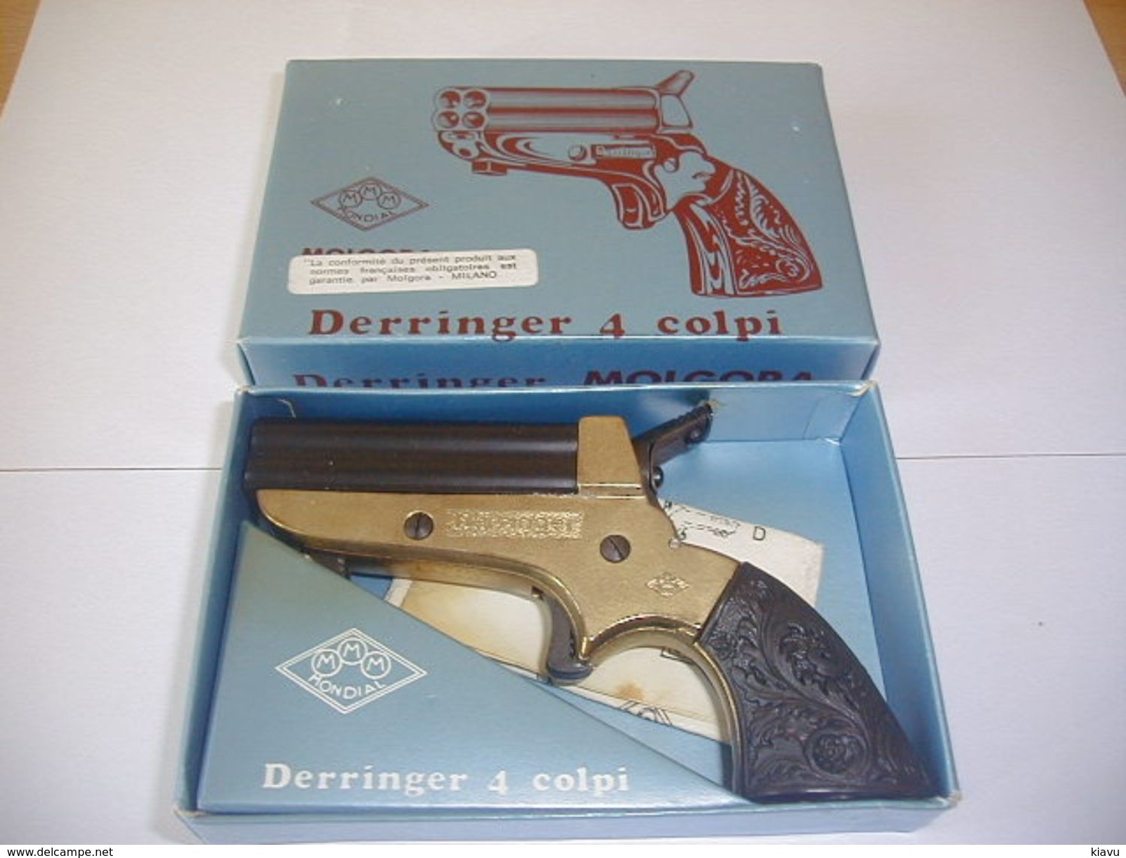 DERRINGER ALARME A BLANC MOLGORA (RARE) - Decorative Weapons