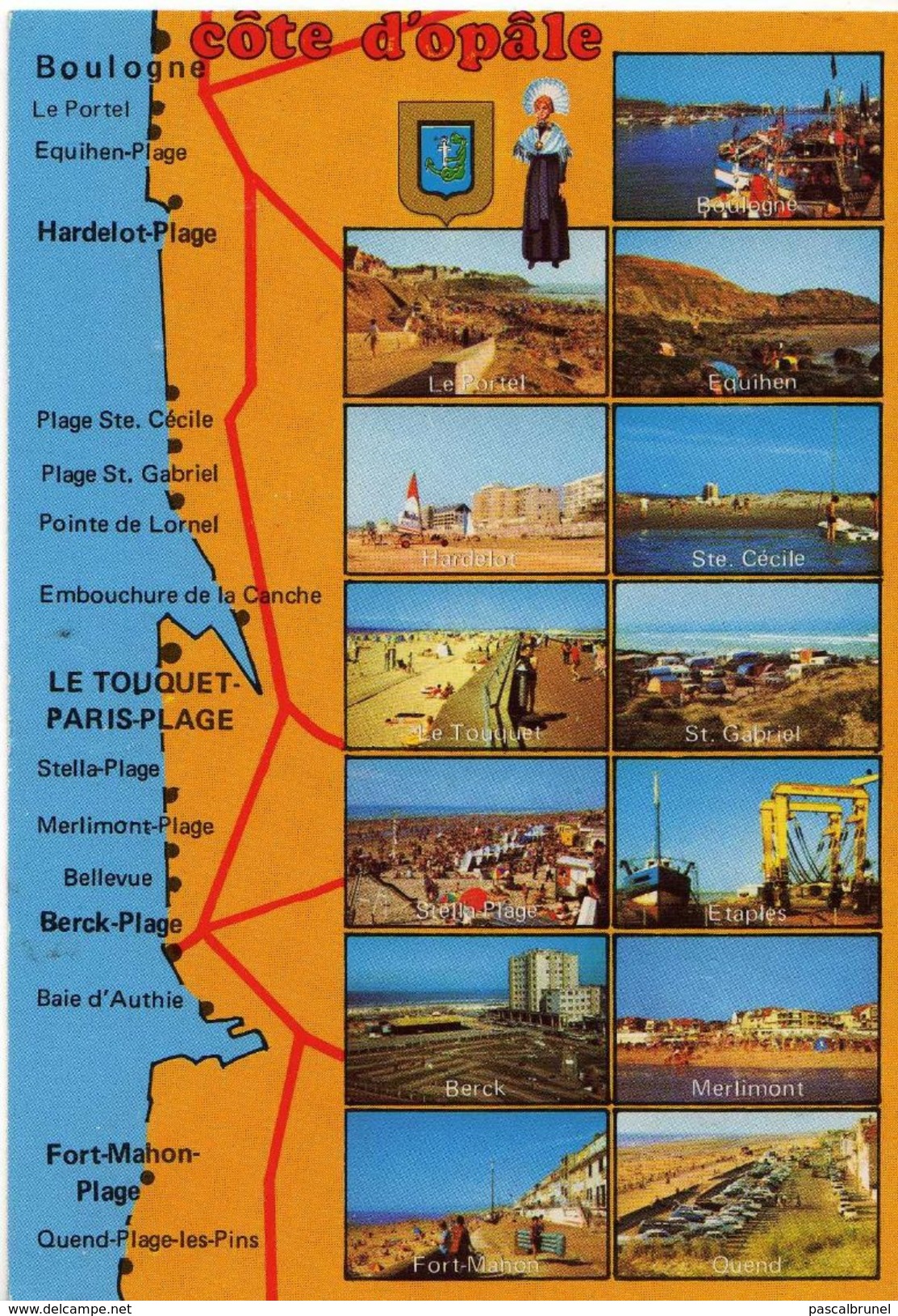 LA COTE D'OPALE (BOULOGNE-ETAPLES-LE PORTEL-EQUIHEN-HARDELOT-LE TOUQUET-STELLA-BERCK-MERLIMONT-SAINTE CECILE) - Autres & Non Classés