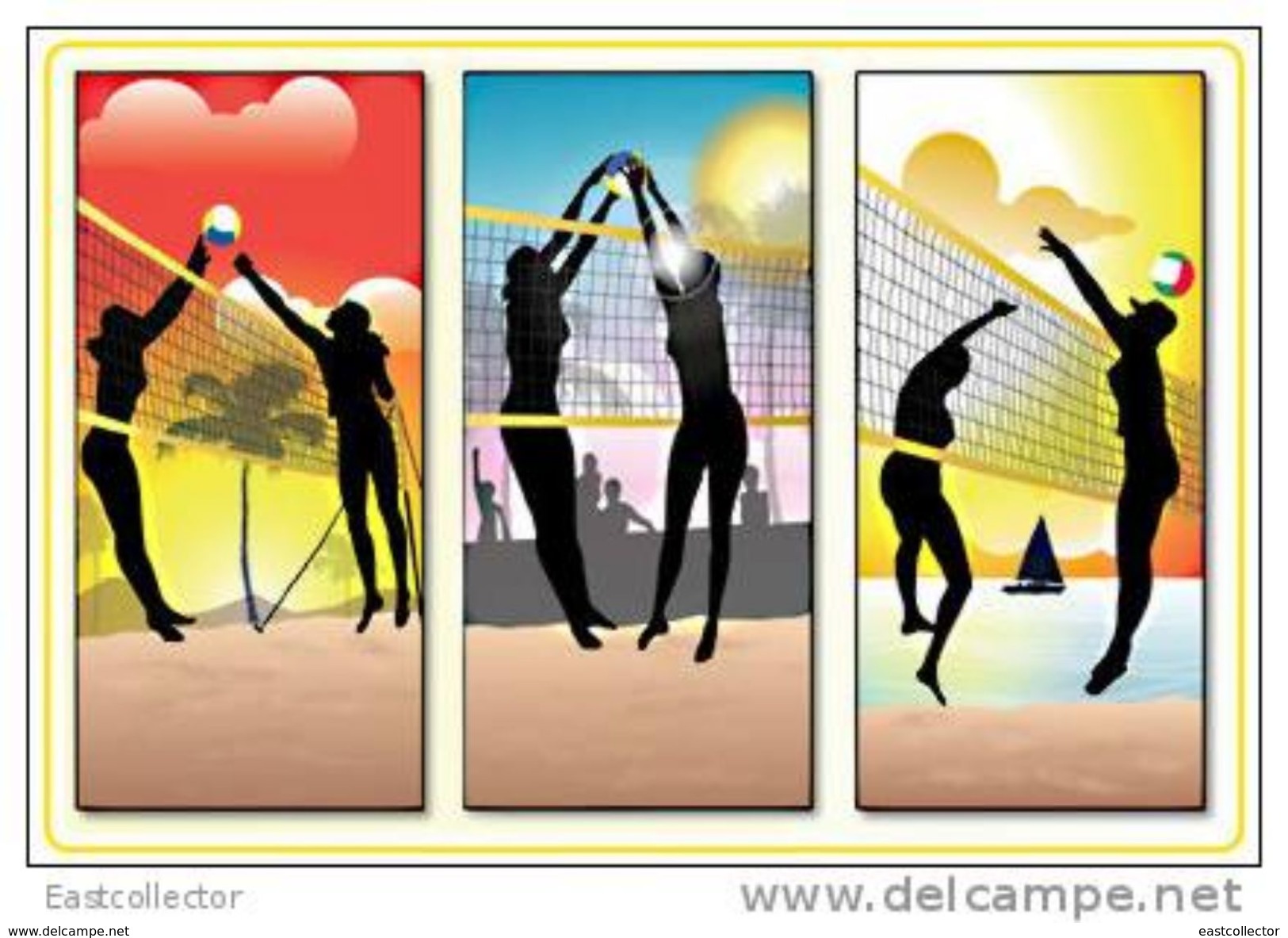 Postal Stationery Card Volleyball Pre-stamped Card 0638 - Voleibol