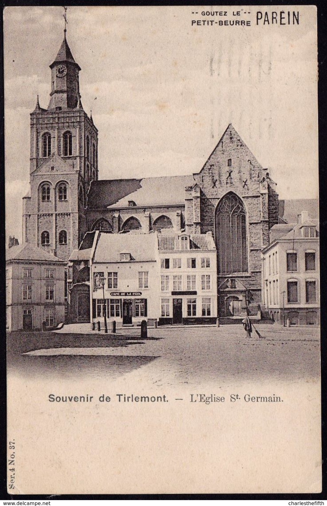 SOUVENIR DE TIRLEMONT - EGLISE St GERMAIN  - Geanimeerd - Tienen