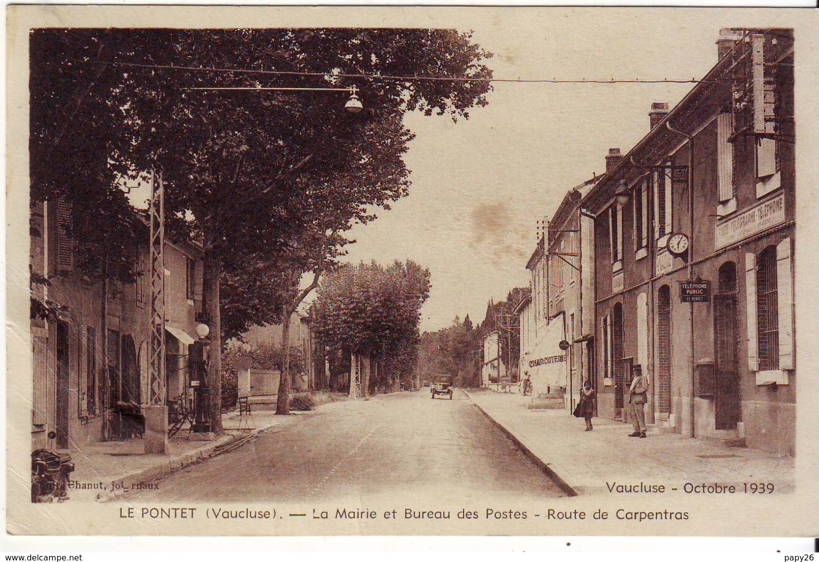 Cpa  Le  Pontet  La Mairie - Le Pontet