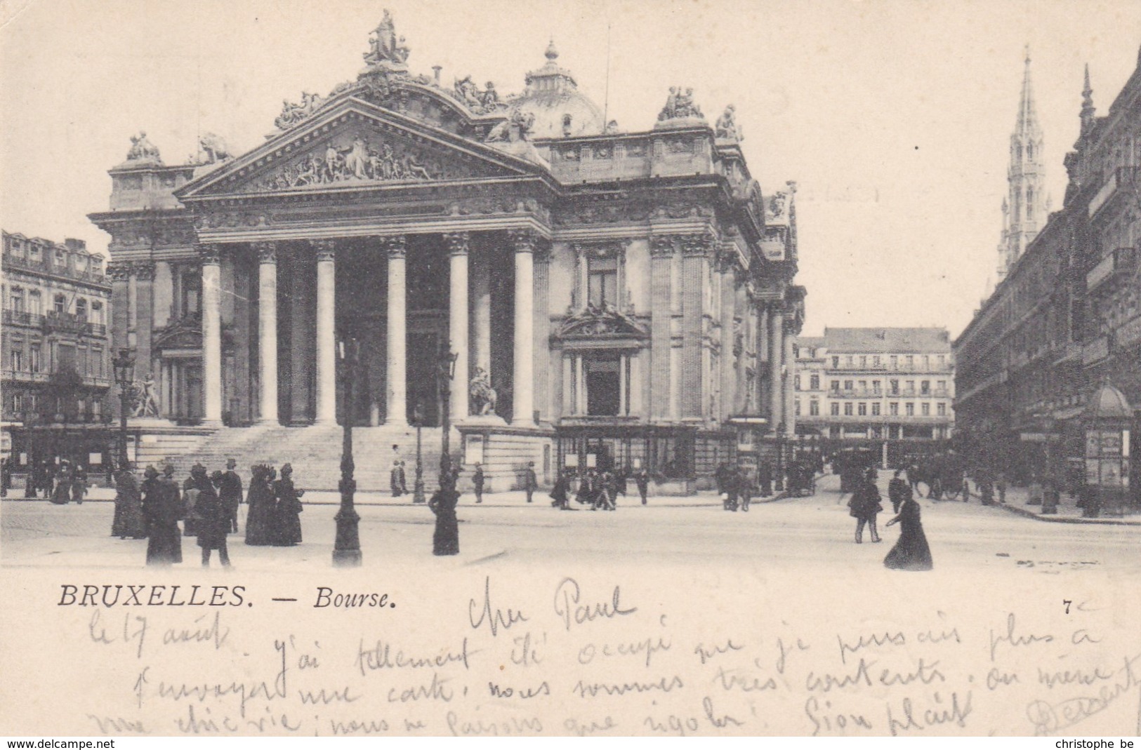 Brussel, Bruxelles, Bourse (pk39074) - Monuments, édifices