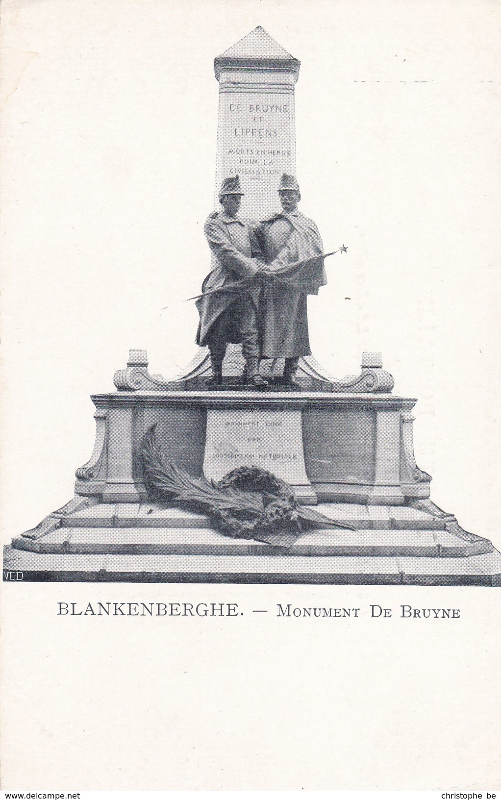 Blankenberghe, Blankenberge, Monument De Bruyne (pk39083) - Blankenberge