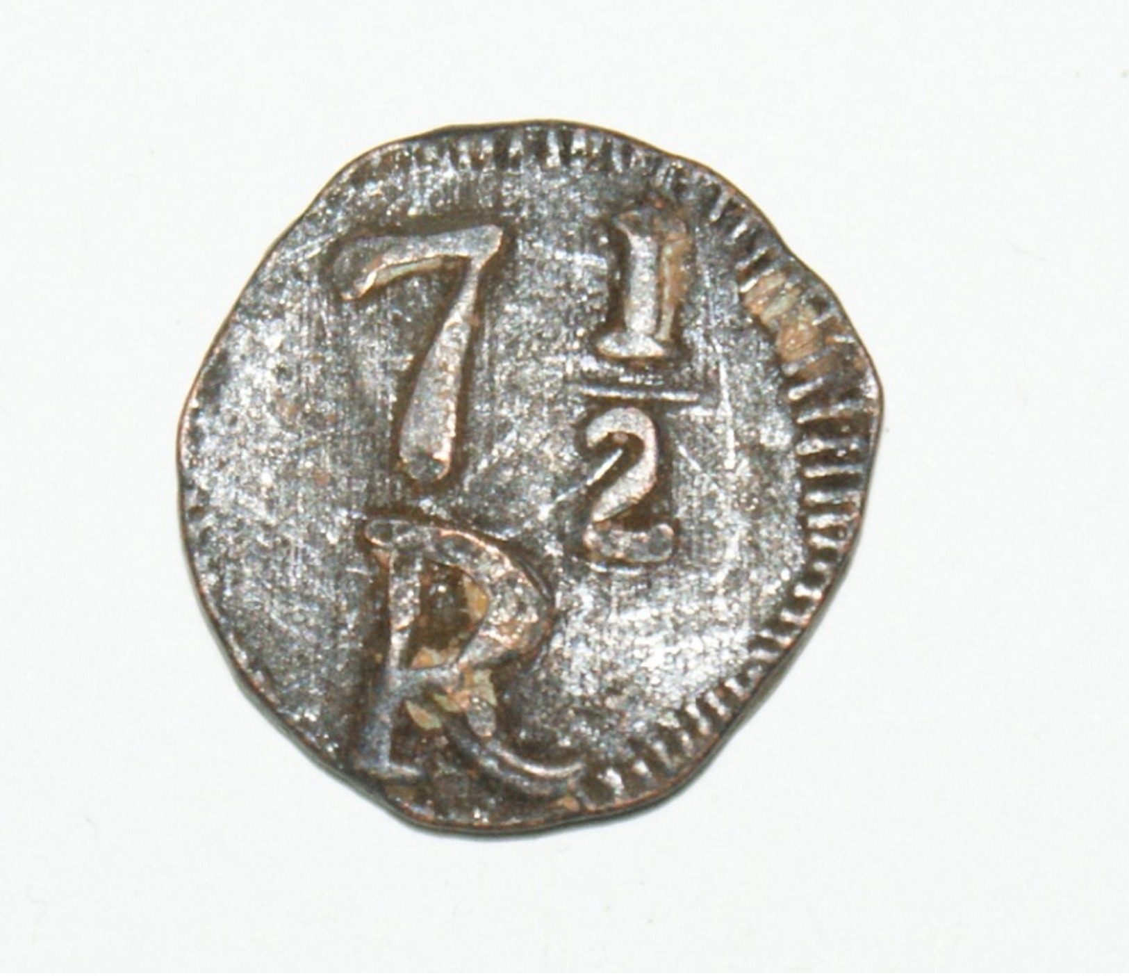 India Portuguese. 7.1/2 .Reis. Copper - India