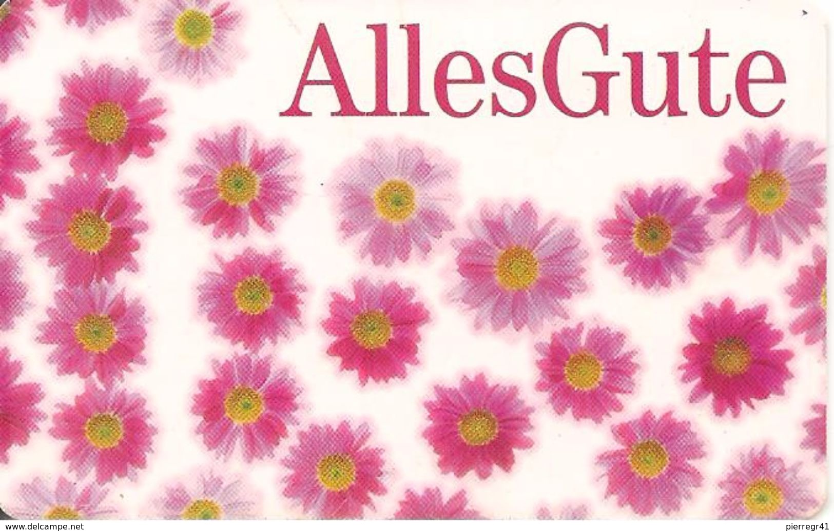 CARTE-PUCE-ALLEMAGNE-12 Dm-GEM2-09/97-FLEURS MARGUERITES-TBE - Fleurs