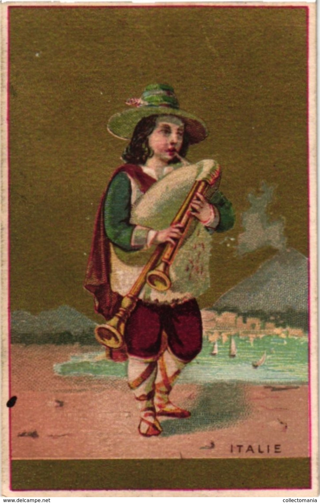 8 Trade Cards  Chromo Music  Pre 1900  Biniou Bagpipe Dudelsack  Doedelzak - Other & Unclassified
