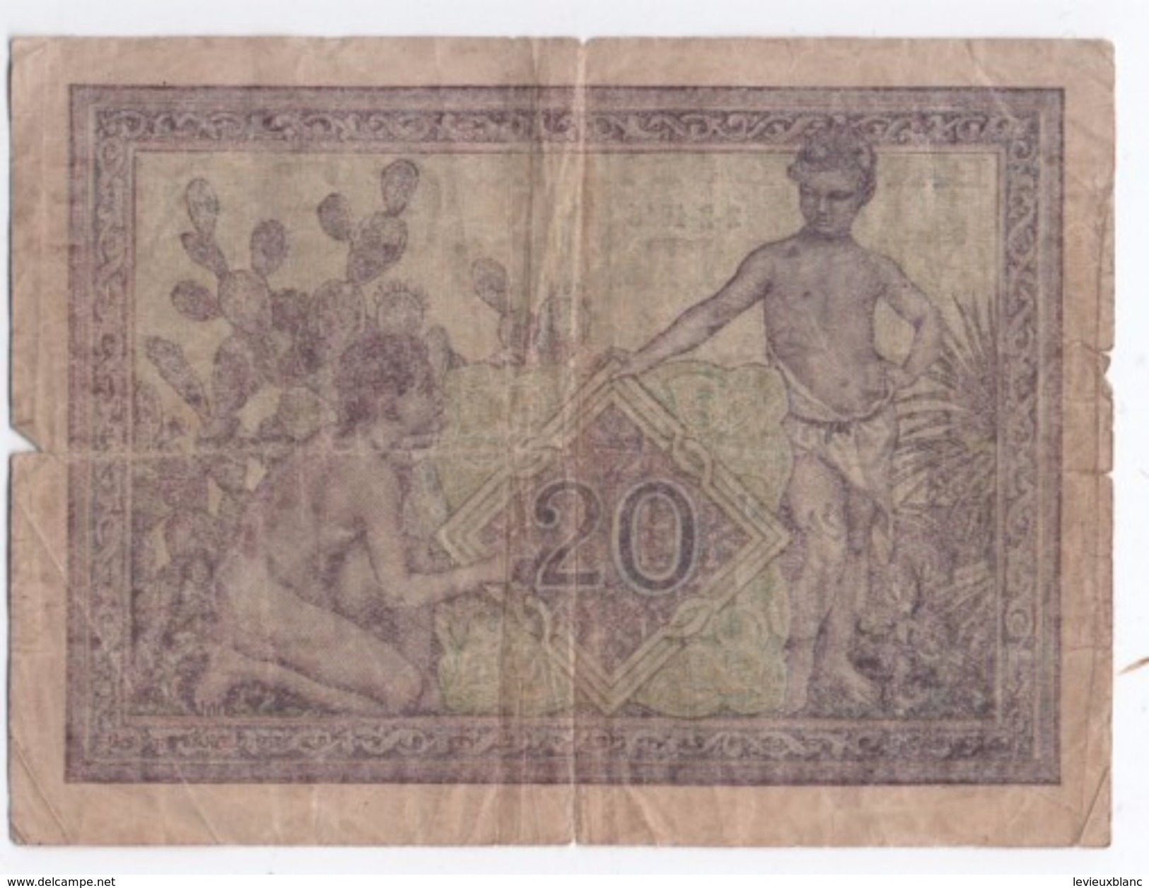 Billet/ Banque De L'Algérie/ Vingt Francs/ 1945         BILL149 - Algeria