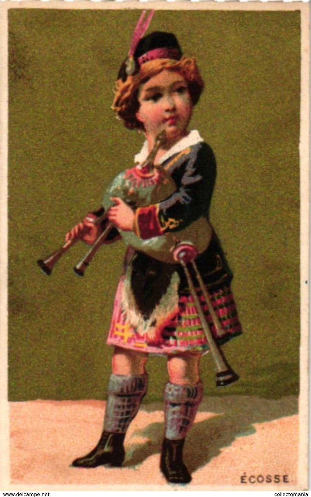 6 Trade Cards  Chromo Music  Pre 1900  Biniou Cornemuse  Bagpipe Dudelsack  Doedelzak    Printer Courbe-Rouzet - Other & Unclassified