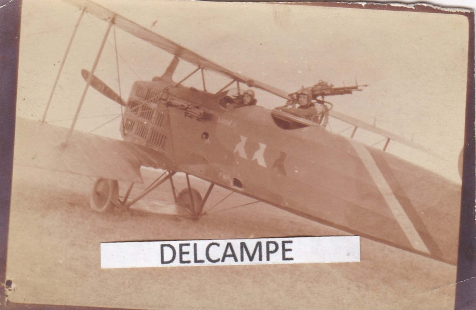 GUERRE 14 / 18  AVIATION - Photo Originale D'un Avion De Combat, Paul Chorel Aviateur - War, Military