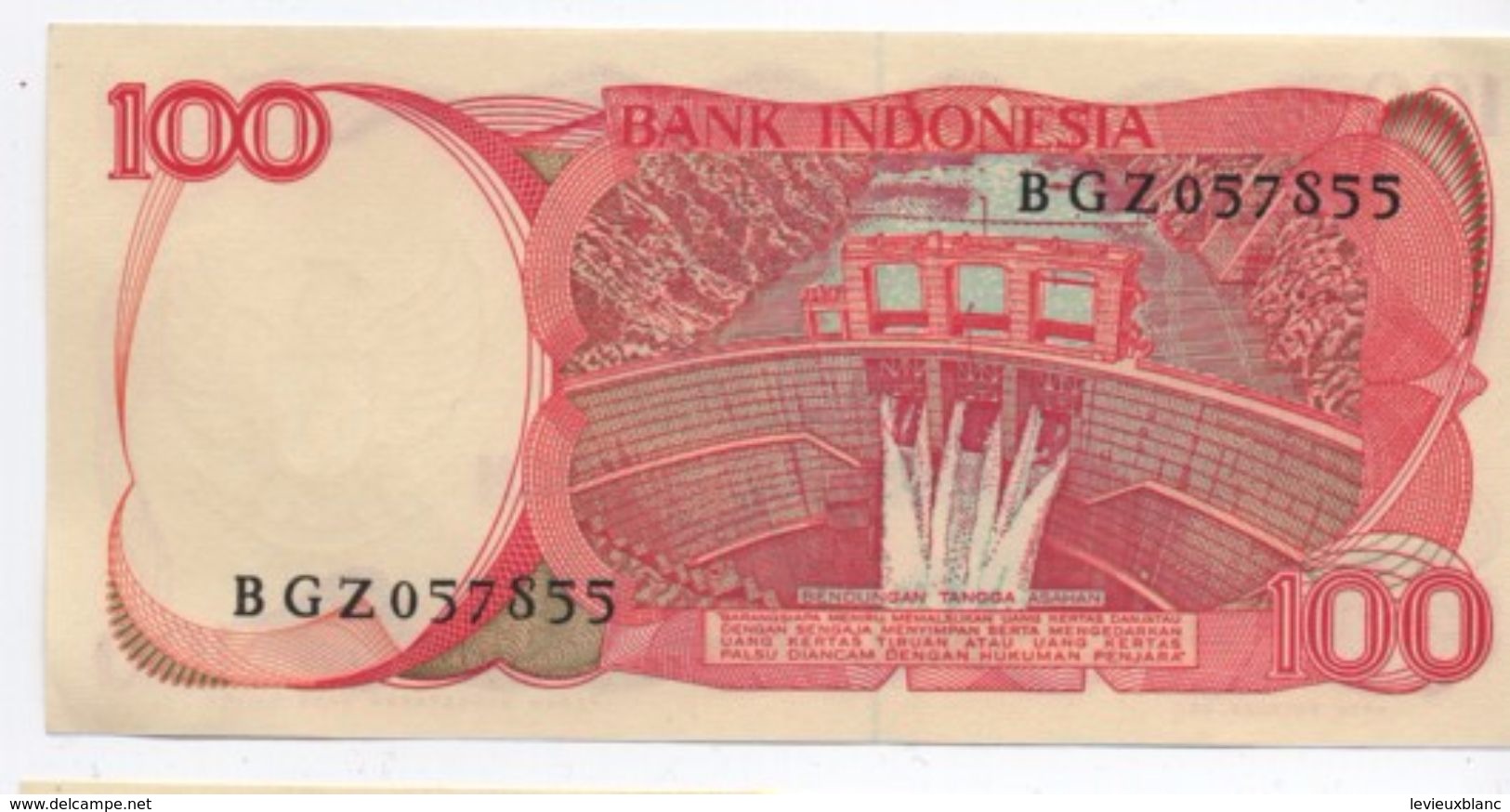 Billet / Indonésie/ Bank Indonesia/ 100 Seratus Rupiah/ 1984                         BILL165 - Indonésie