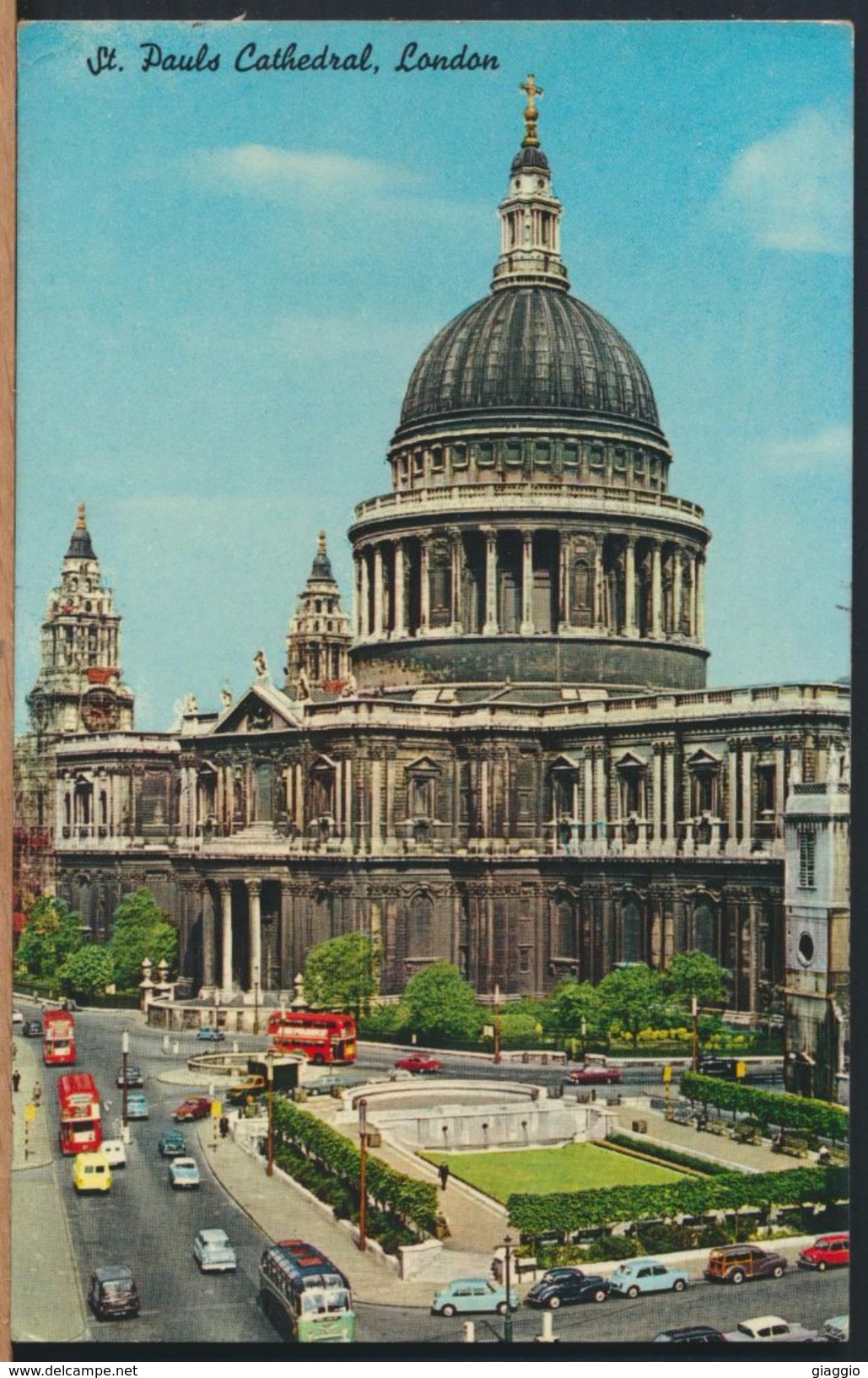 °°° 7642 - UK - LONDON - ST. PAUL'S CATHEDRAL - 1969 With Stamps °°° - St. Paul's Cathedral