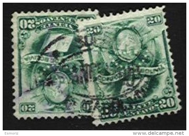 BOLIVIA, Yv 21, Used, F/VF, Cat. &euro; 12,00 - Bolivie