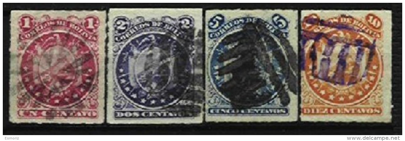 BOLIVIA, Yv 23/23, Used, F/VF, Cat. &euro; 17,00 - Bolivie