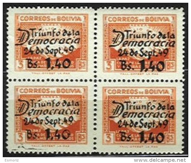 BOLIVIA, Airmails, Yv 107, ** MNH, VF/XF - Bolivie