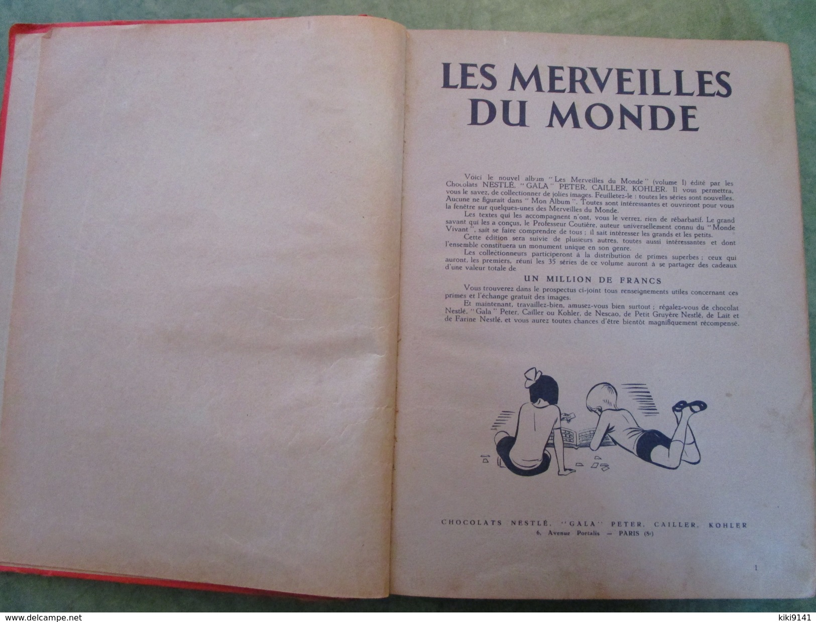 KOHLER . LES MERVEILLES DU MONDE . Volume N°1 - 35 Séries De 12 Images Toutes Présentes - Albums & Katalogus