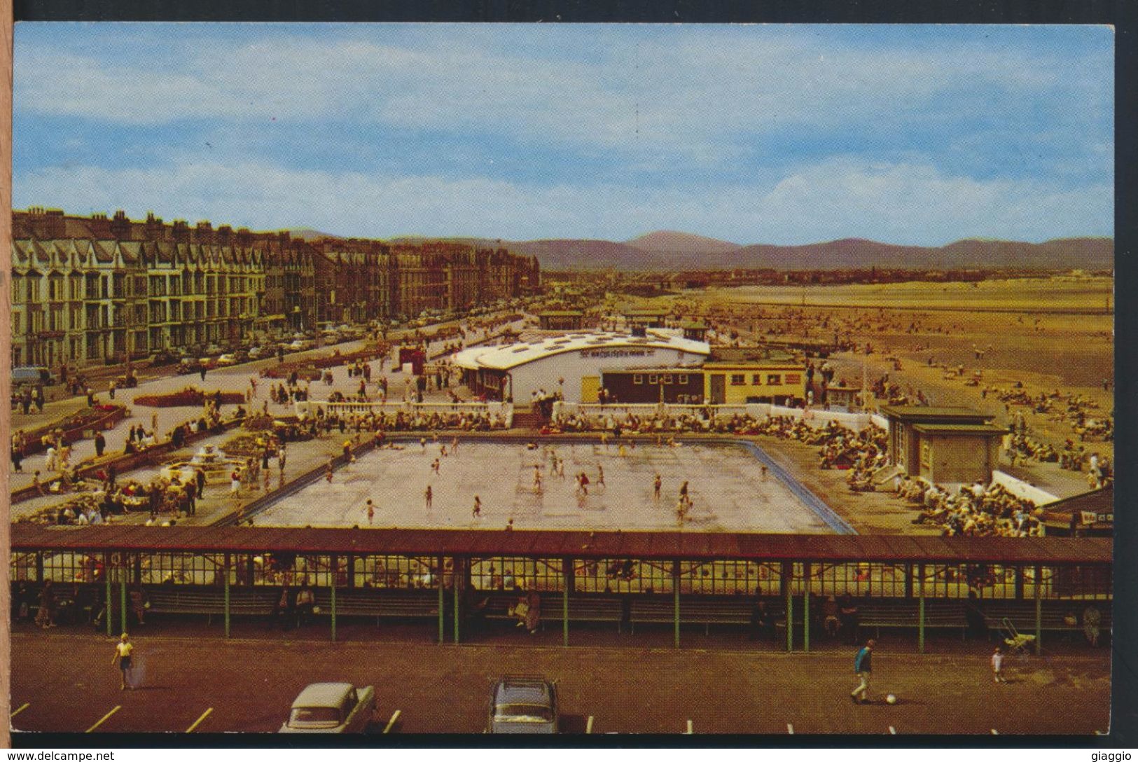 °°° 7653 - GALLES - RHYL - WEST PARADE FROM THE PAVILION °°° - Denbighshire