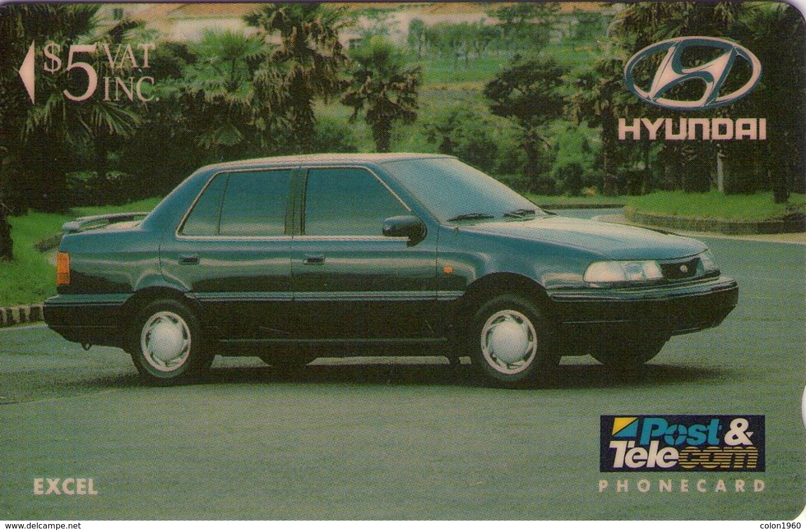 FIJI ISLANDS. COCHE - CAR. Hyundai Excel. 03FJC. (447) - Fidschi