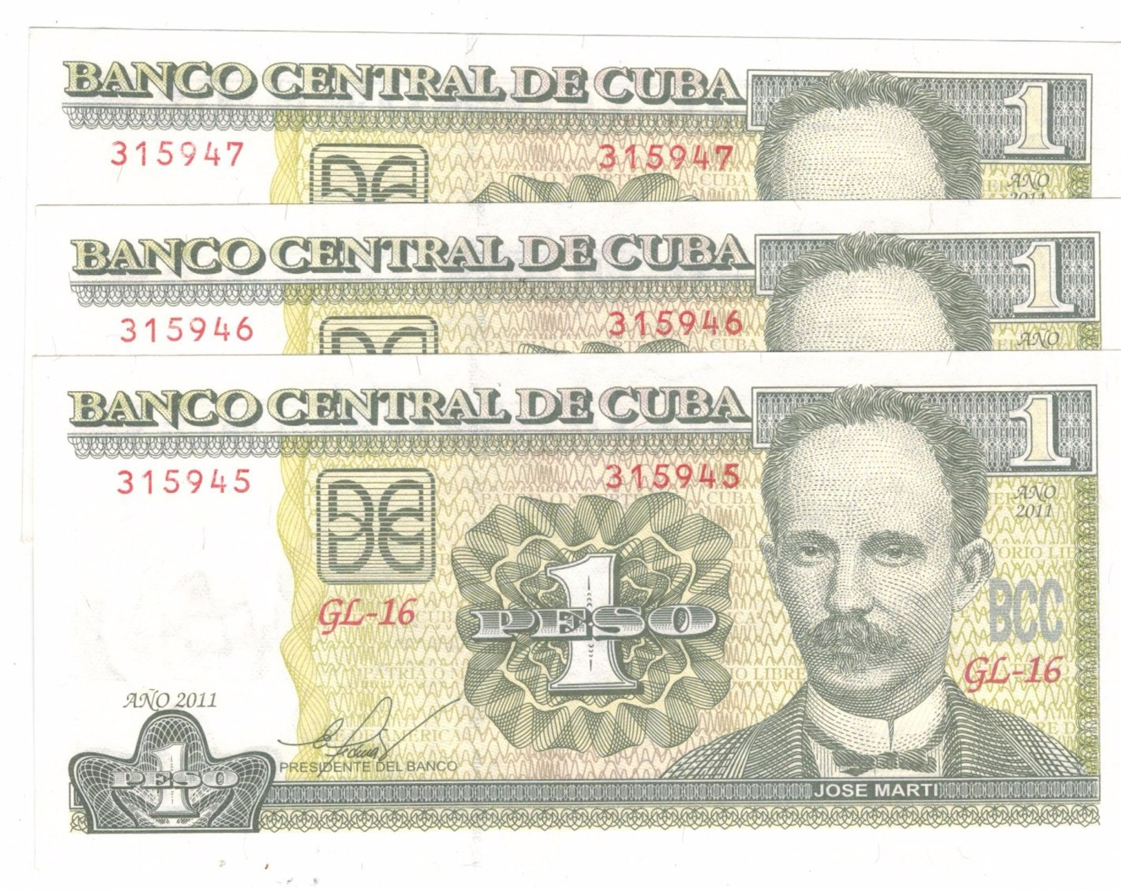 Cuba 1 Pesos 2011 , AUNC. (0.95 Usd X 1 Piece) No Paypal For This Kind Of Item.  FREE SHIP. TO USA. - Cuba