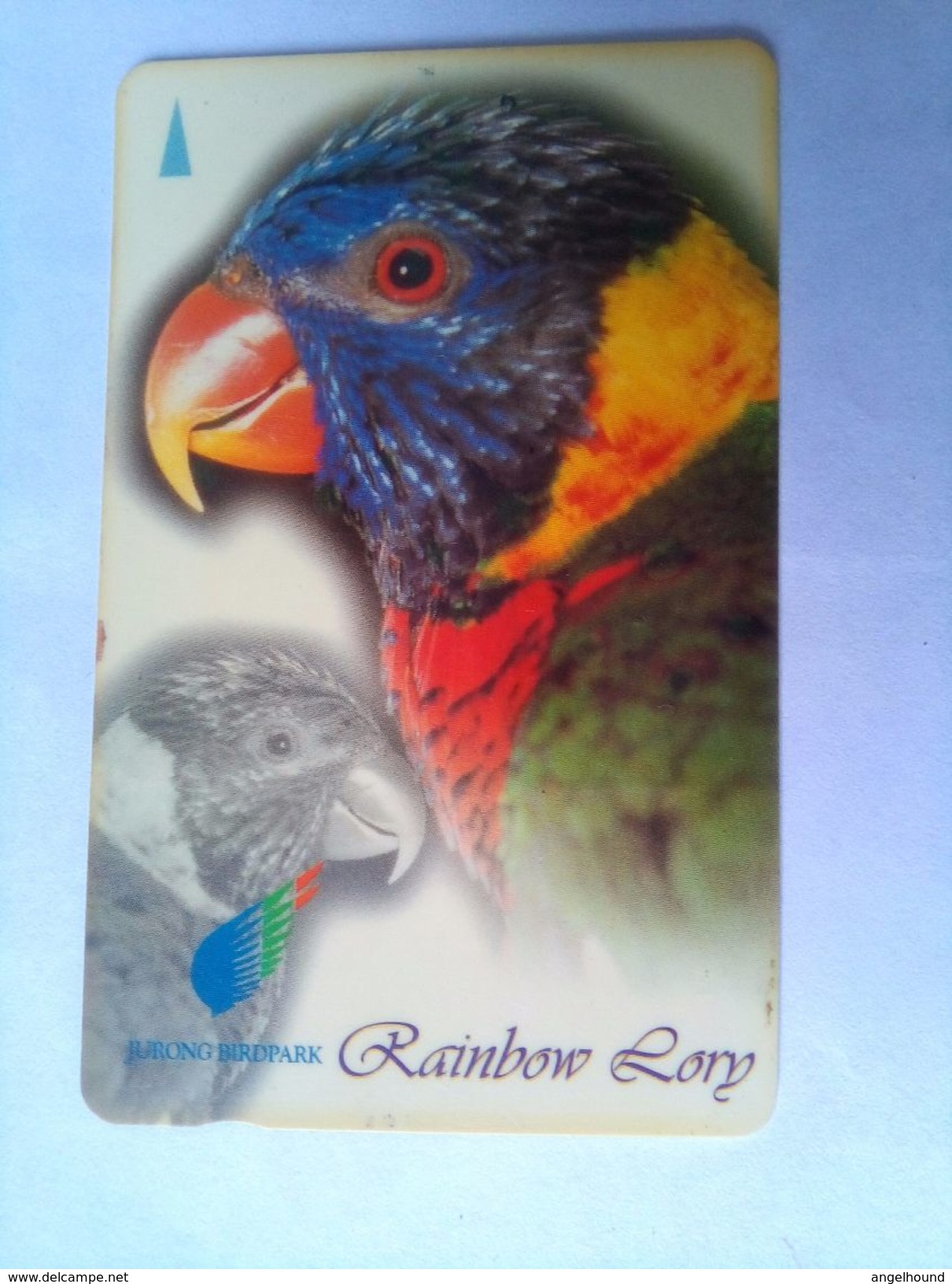 Singapore Phonecard 104SIGE Rainbow Lory $5 - Papegaaien & Parkieten