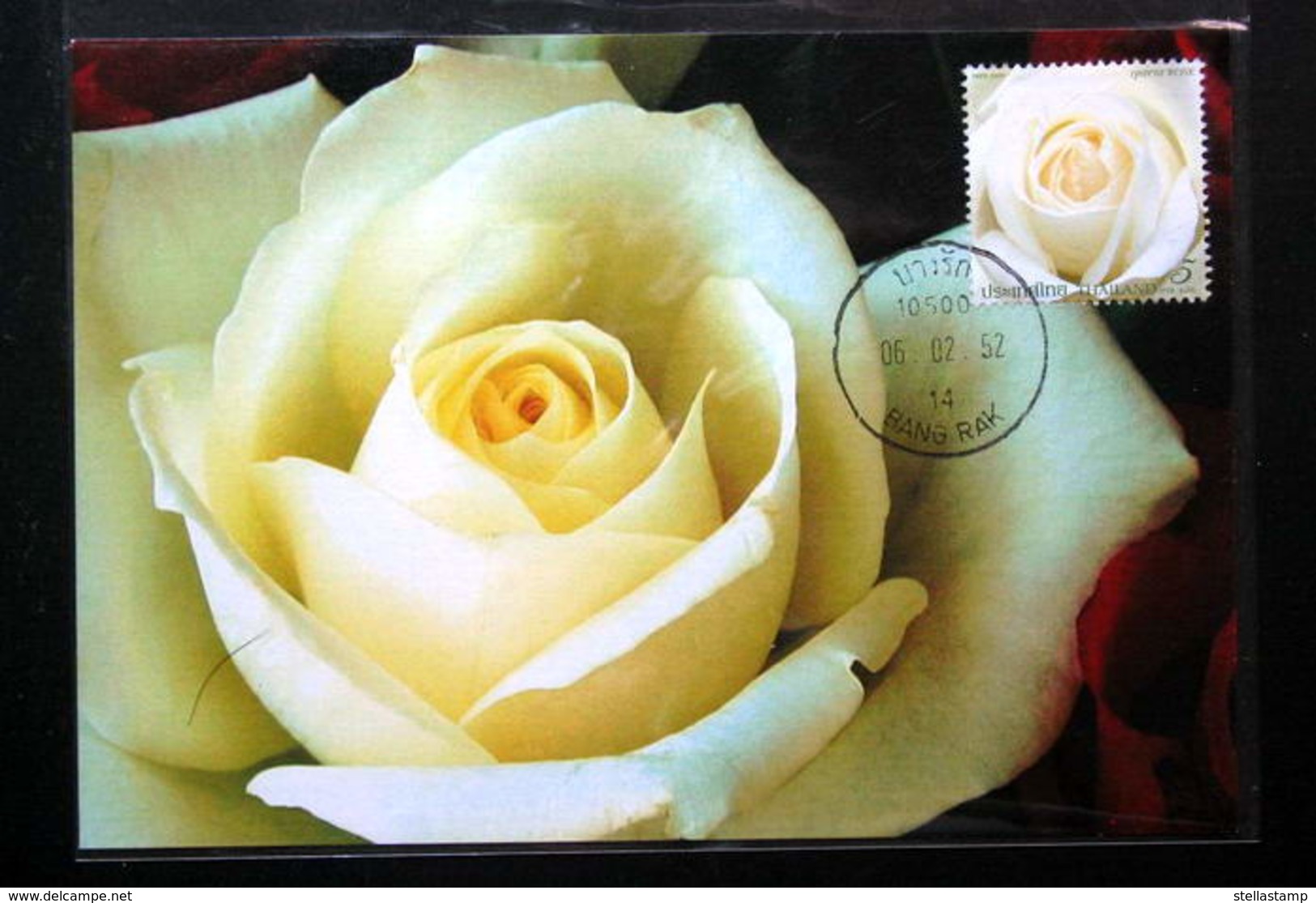 Thailand Postcard Stamp 2009 Valentine Day - Rose - Thailand