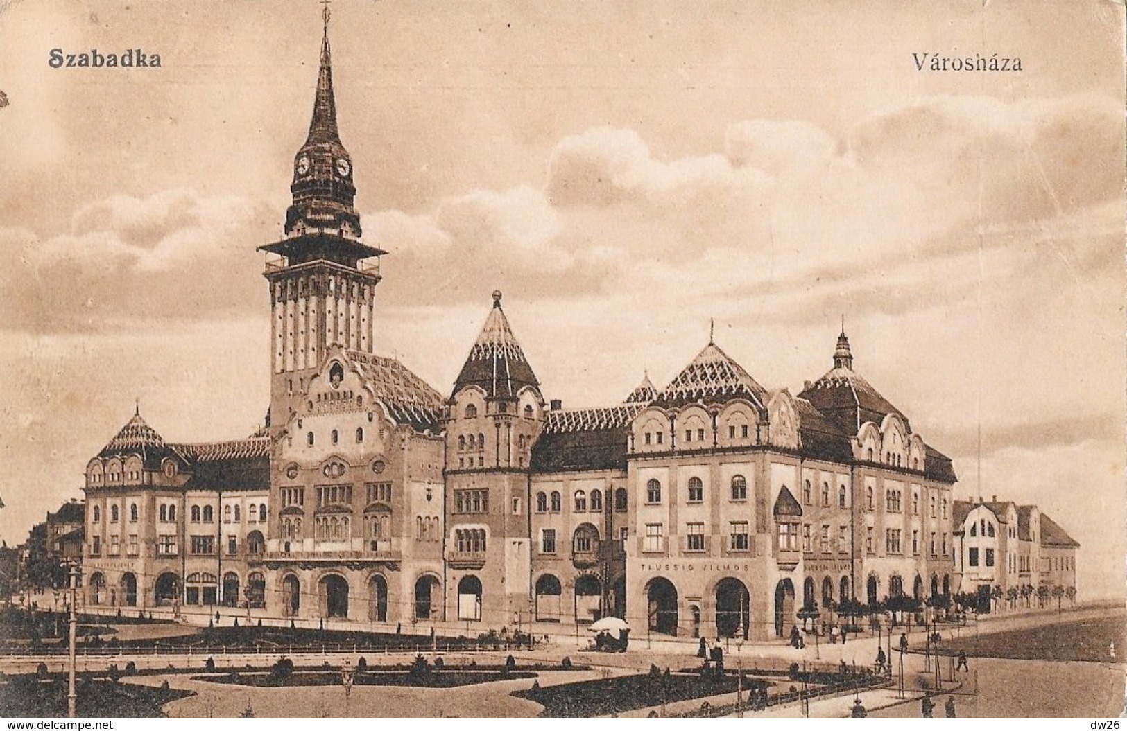 Subotica (Serbie) - Szabadka - Varoshaza - Edition Vasuti Levelezolaparusitas - Carte Sépia - Serbien