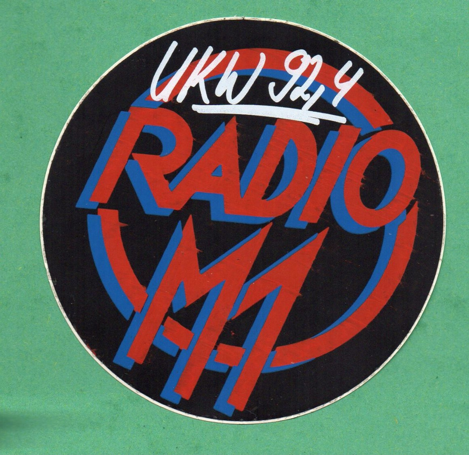 * 2177 AUTOCOLLANT *  RADIO M1 - Stickers