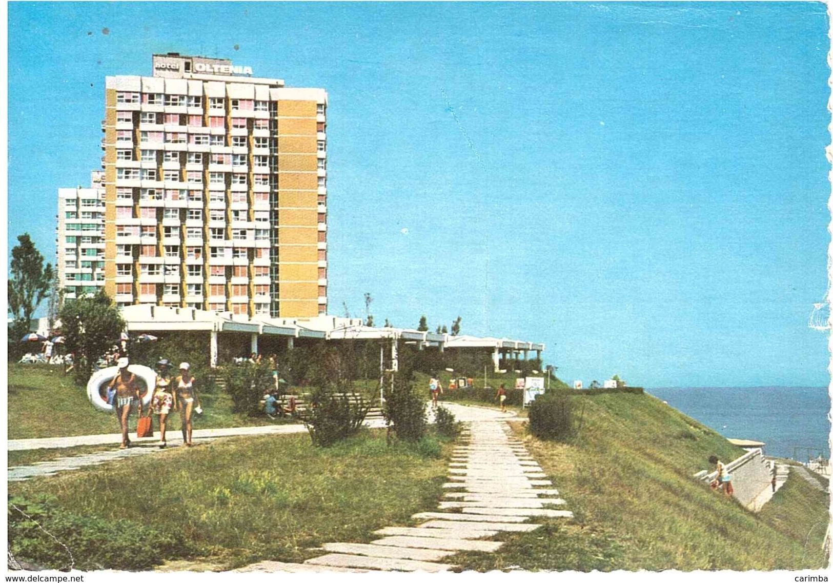 OLIMP HOTEL OLTENIA CART. X ITALY - Cartas & Documentos