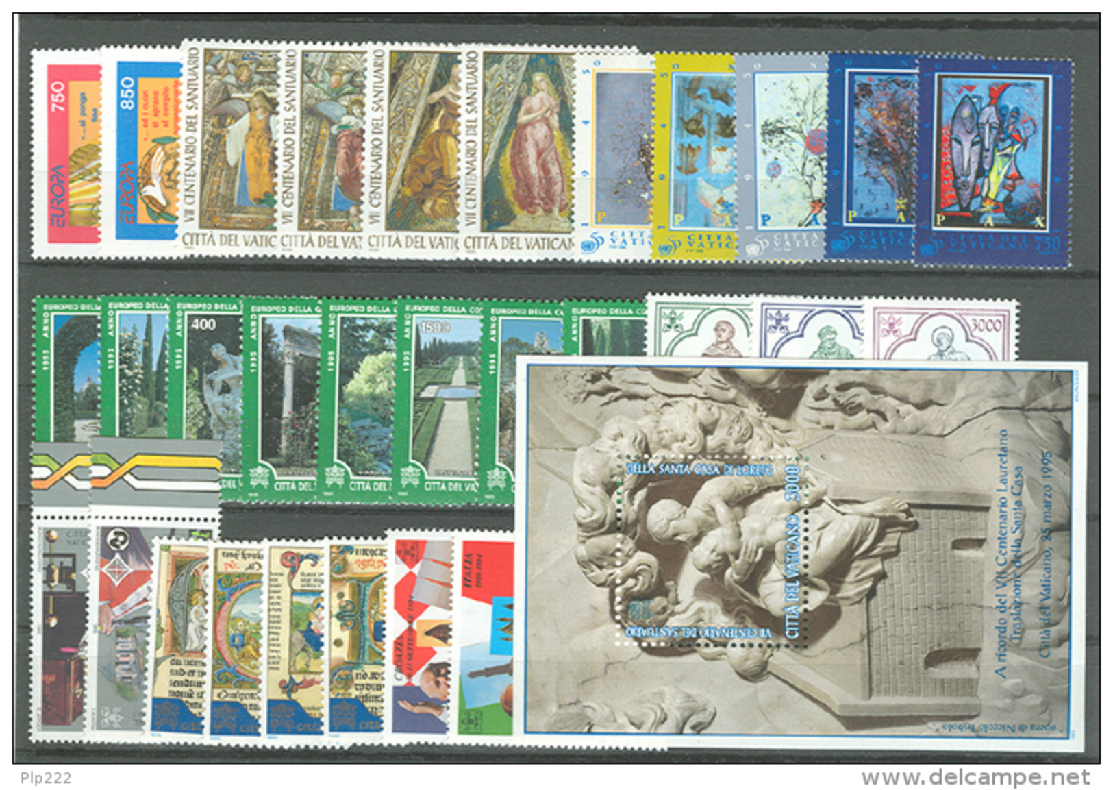 Vaticano 1995 Annata Completa/Complete Year MNH/** - Annate Complete