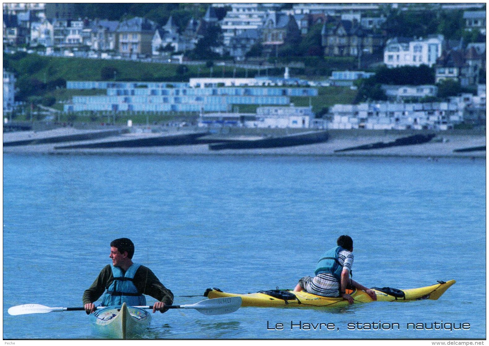 N°55710 GF-cpsm Le Havre -station Nautique- - Aviron