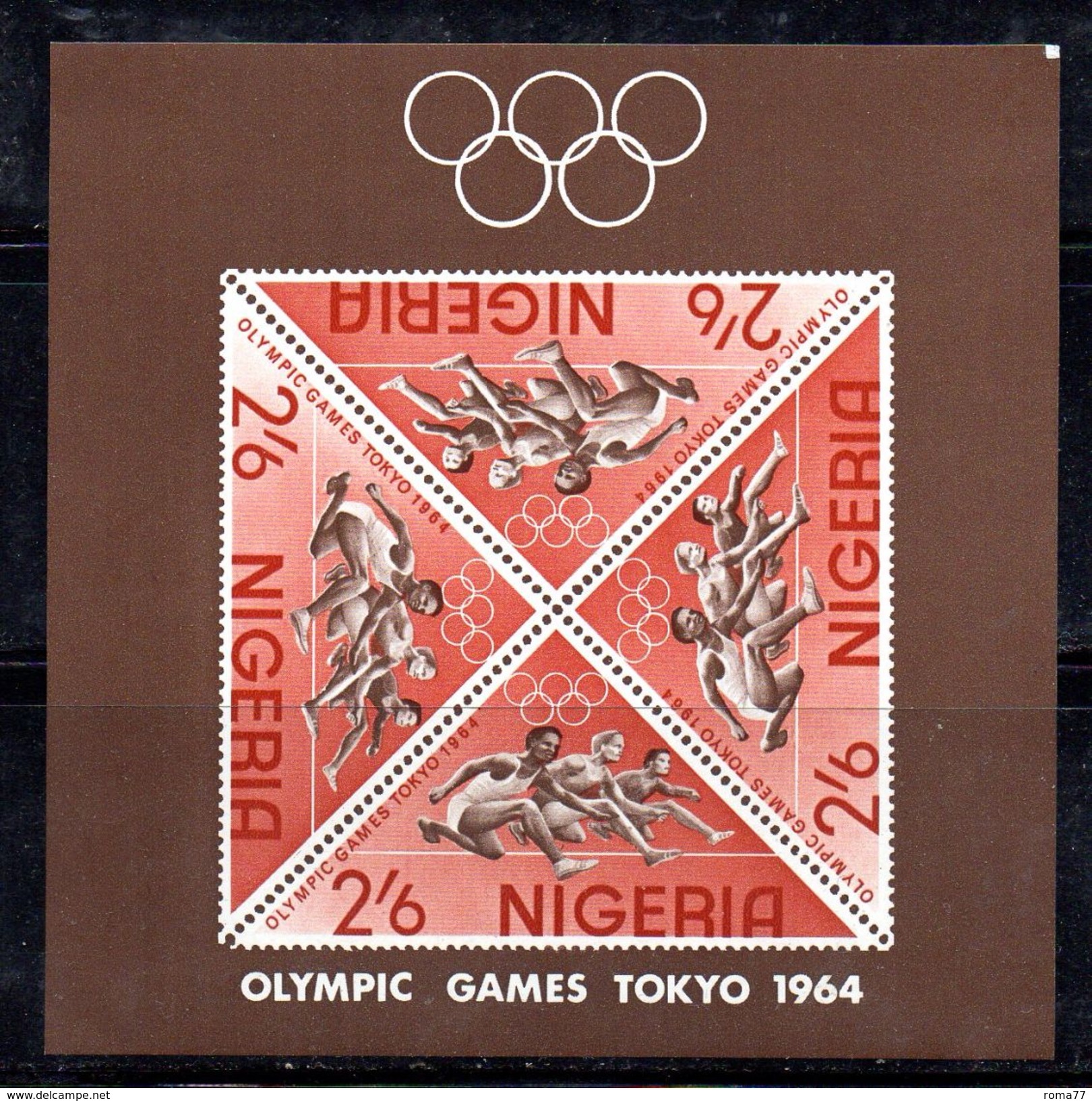 BF53 - NIGERIA 1964 , Olimpiadi Tokyo Yvert N. 4  ***  MNH . Il BF - Nigeria (1961-...)