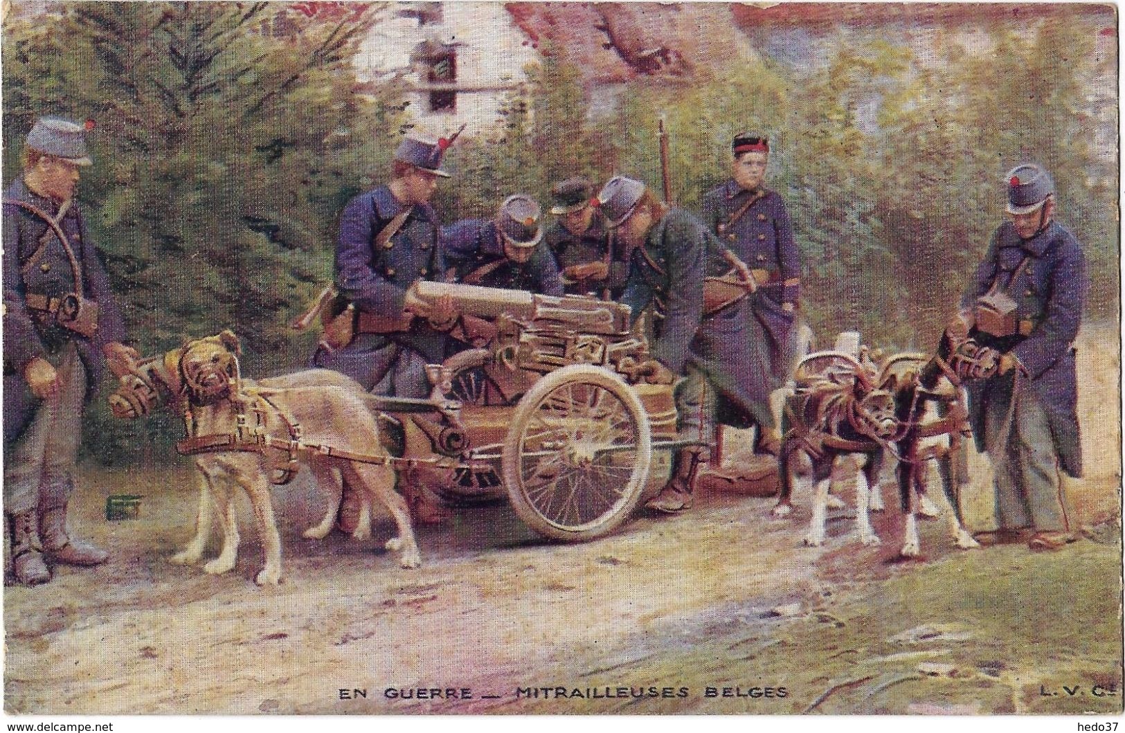 En Guerre - Mitrailleuses Belges - Weltkrieg 1914-18