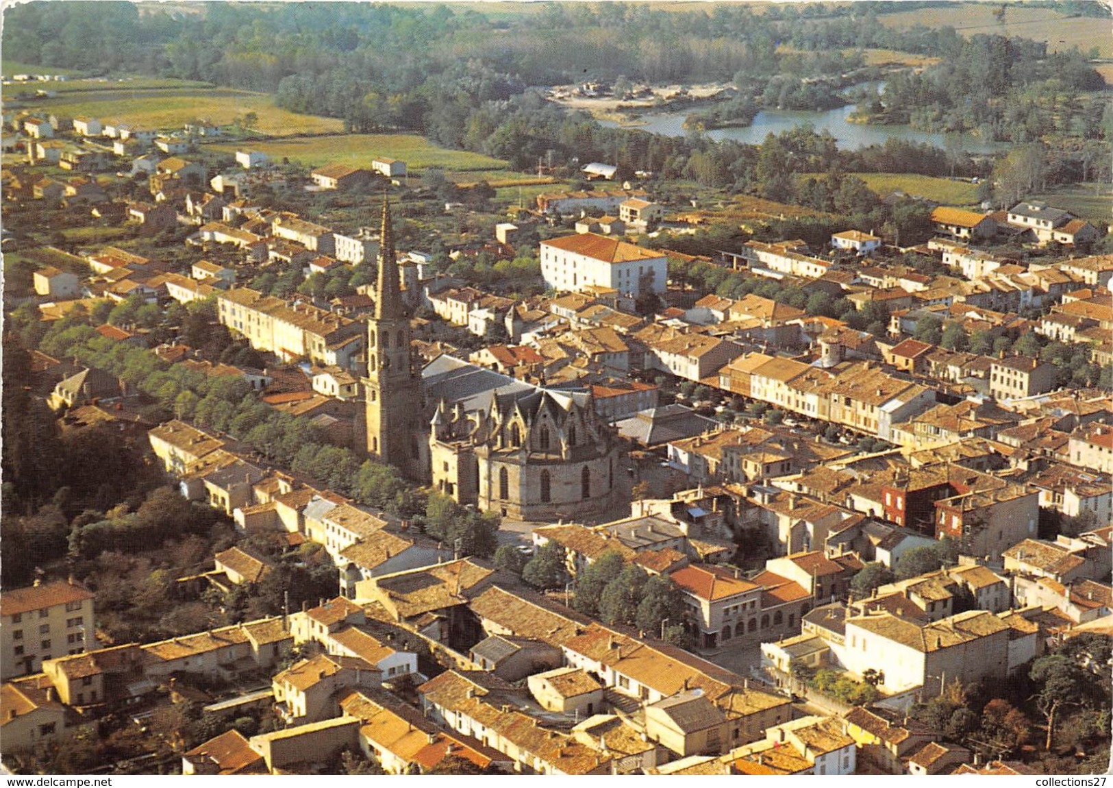 09-MIREPOIX- VUE AERIENNE GENERALE - Mirepoix