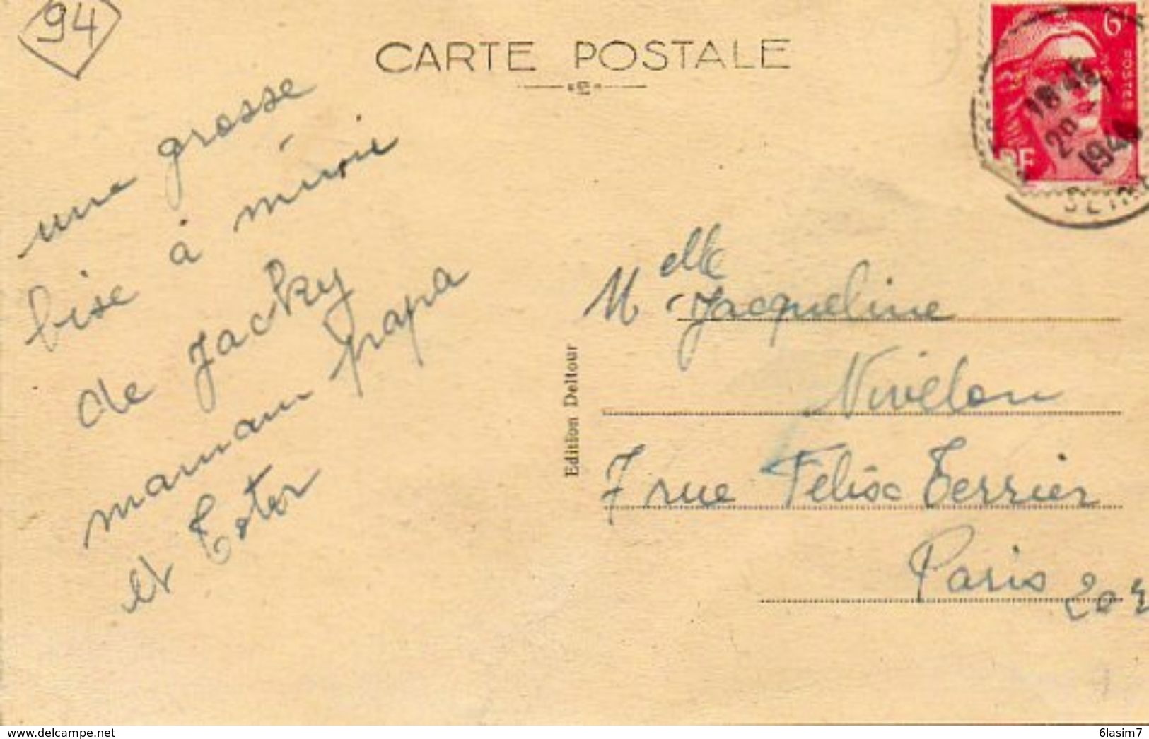 CPA - Le PLESSIS-TREVISE (94) - Aspect Du Quartier De La Salle Des Fêtes En 1946 - Le Plessis Trevise